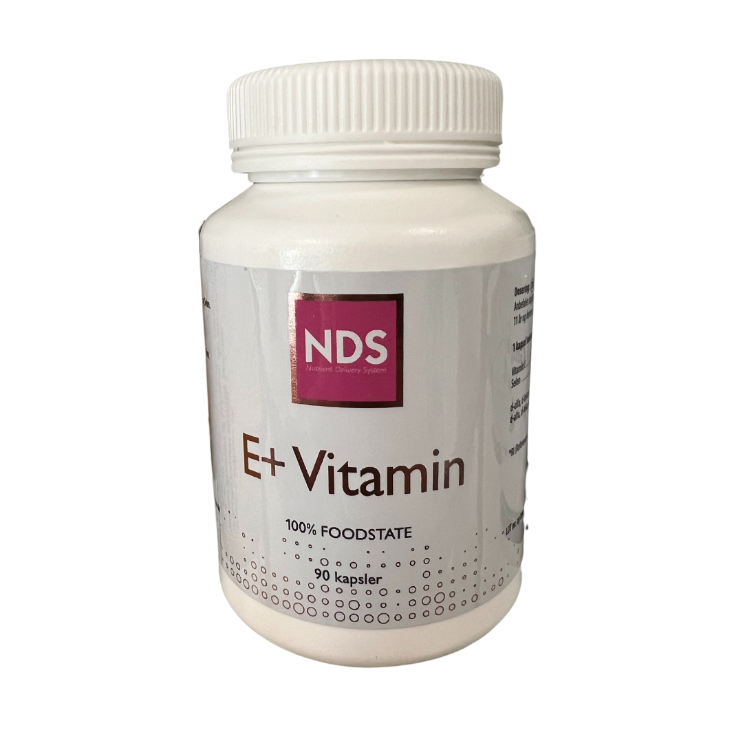 E+ Vitamin, 90 kapsler