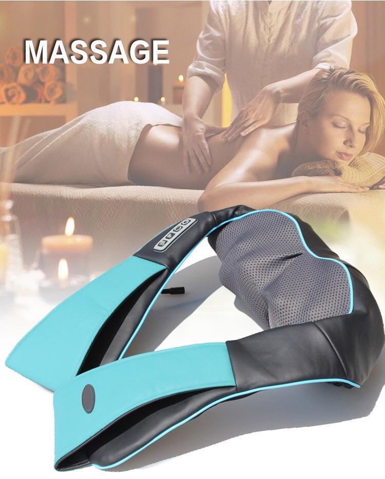 Luksus Shiatsu massagemaskine til nakken og ryggen - Zhengqishop.dk